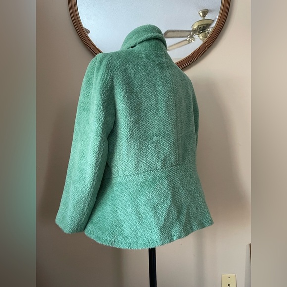 Fabiane De Coupe Kelly green soft textured jacket in women’s medium - Picture 6 of 9